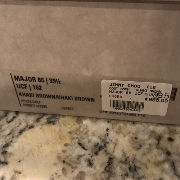 Major 85 in Khaki Brown/ Jimmy Choo Booties - Picture 2 of 6